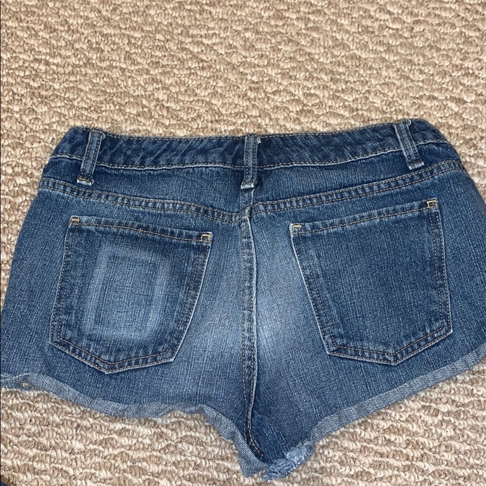 High Rise Jean Shorts - Picture 2 of 3